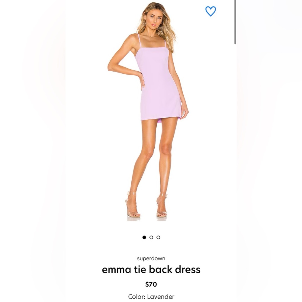Superdown Pastel Purple Mini Dress